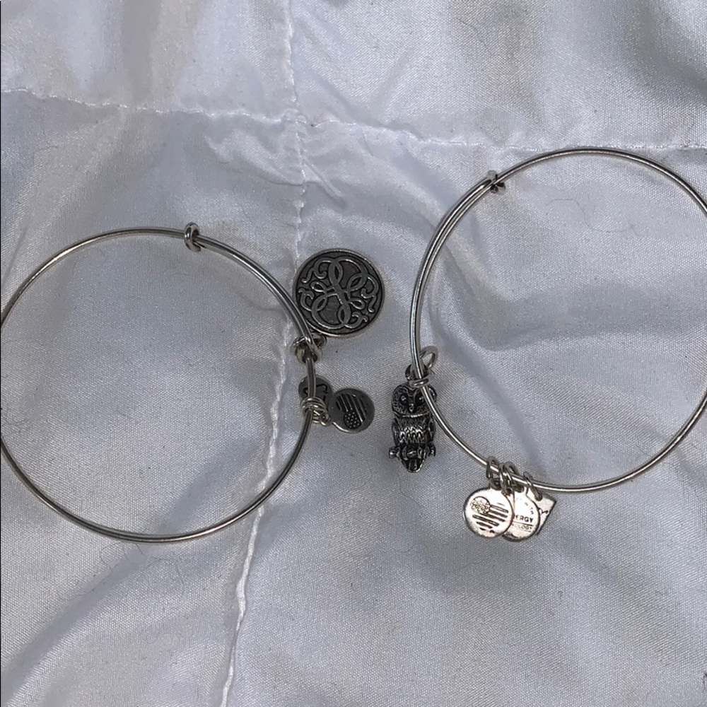 2 alex and ani bracelets